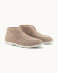 Open Suede Boots