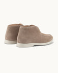 Open Suede Boots