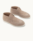 Open Suede Boots