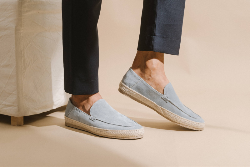 Aria Boutique Men's Premium Suede Loafers and Luxury Espadrilles