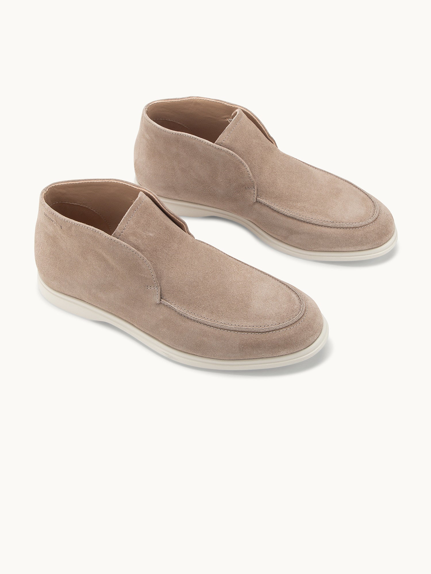 Open Suede Boots