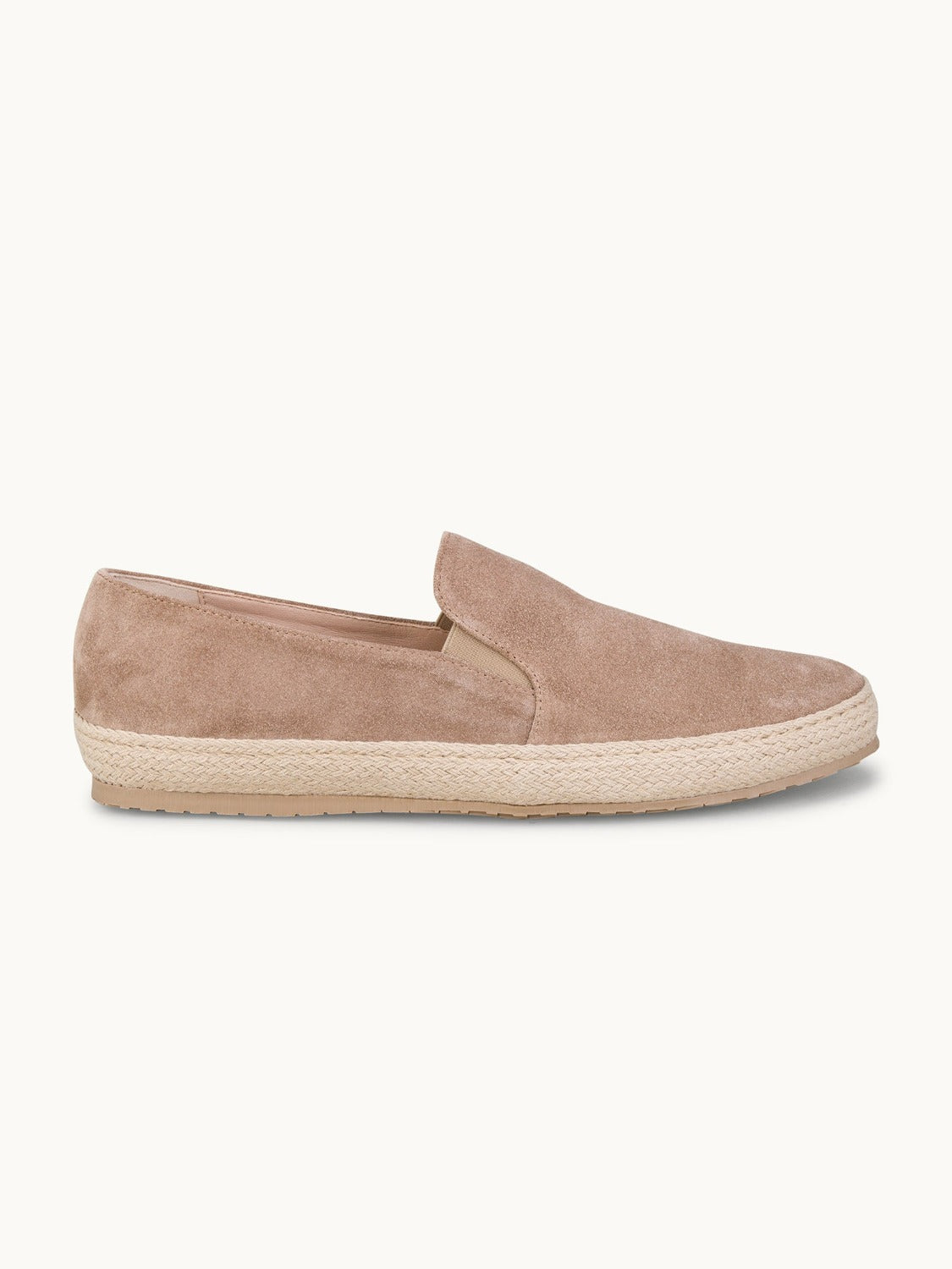 Leone Espadrilles Shoes - Premium Beige Suede Slip on Loafers for both casual and formal settings