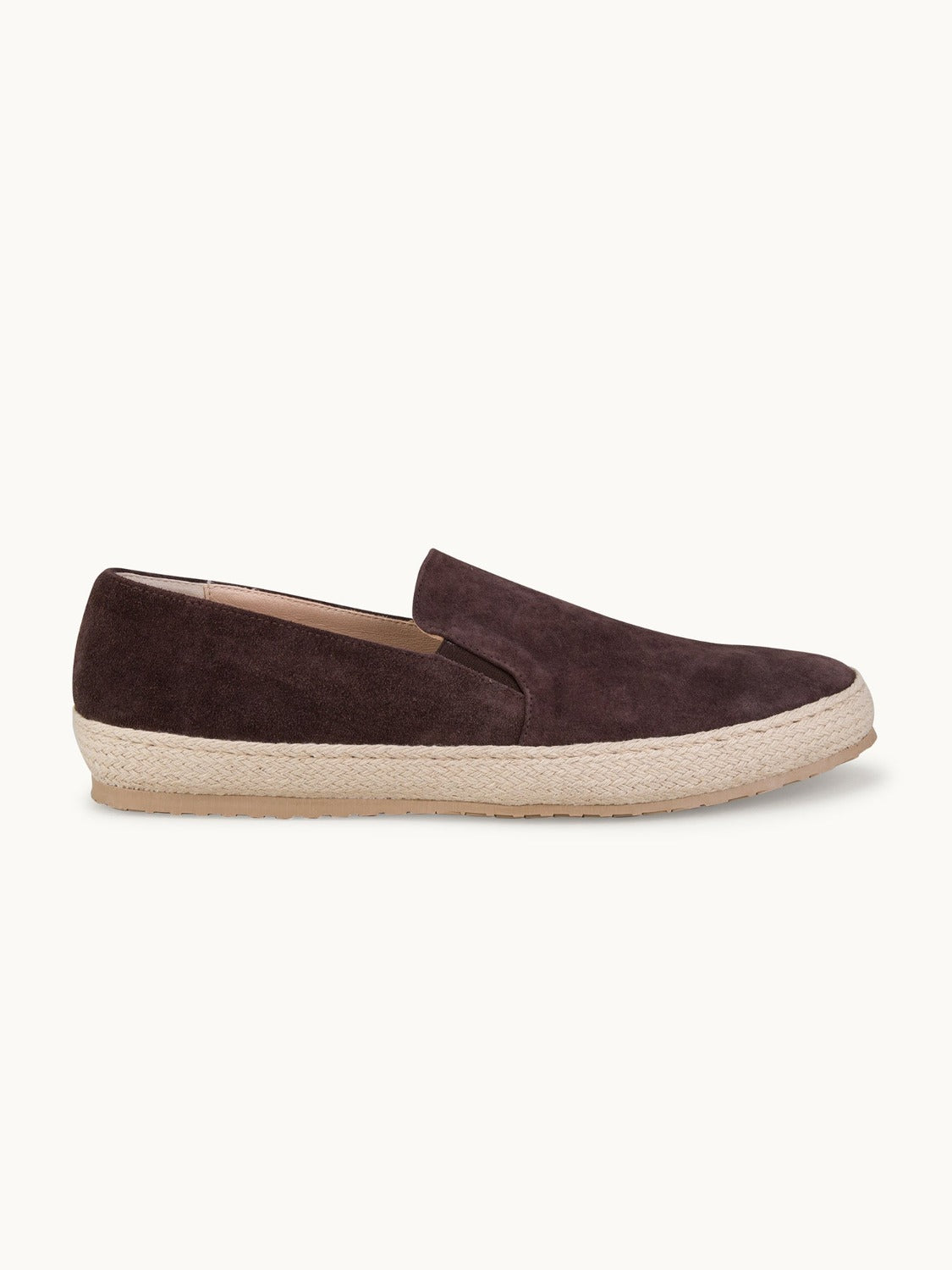 Leone Espadrilles Shoes - Premium Dark Brown Suede Slip on Loafers for both casual and formal settings