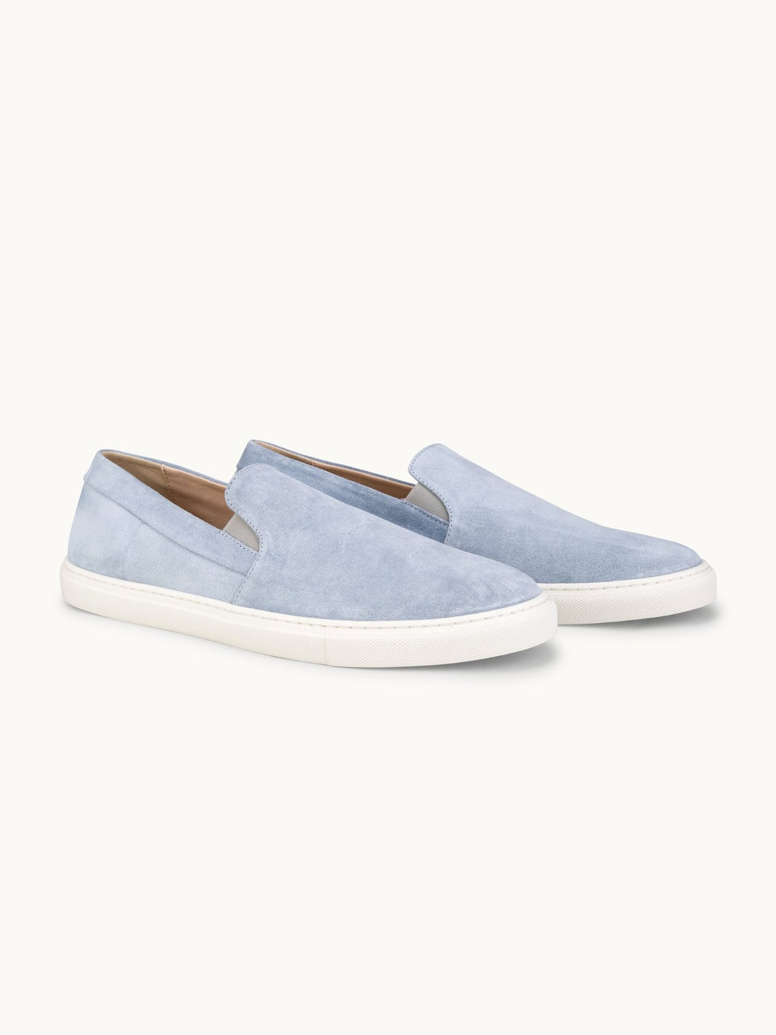 Leone Yacht Shoes - Premium Light Blue Suede Slip on Loafers for both casual and formal settings