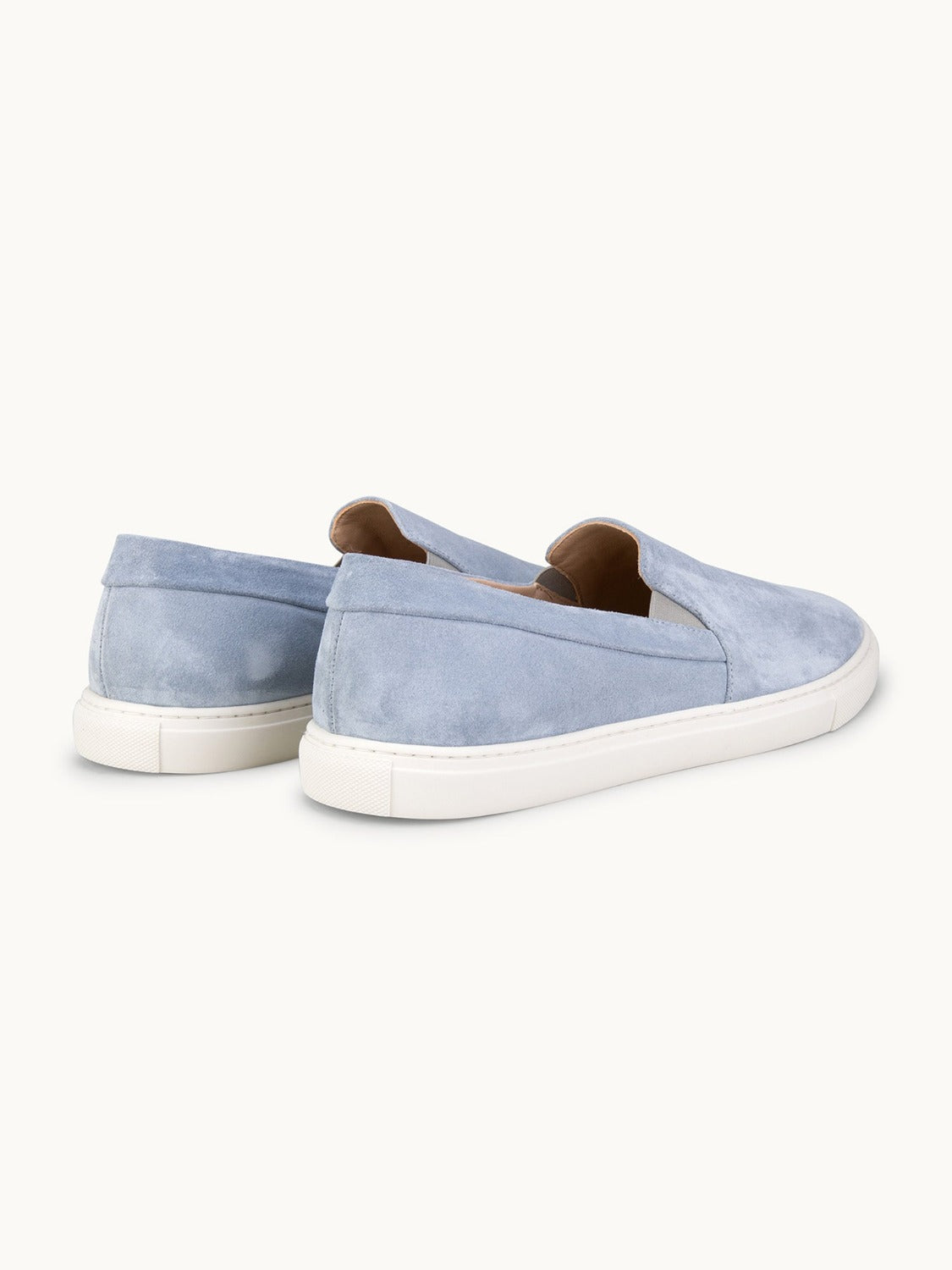 Leone Yacht Shoes - Premium Light Blue Suede Slip on Loafers for both casual and formal settings