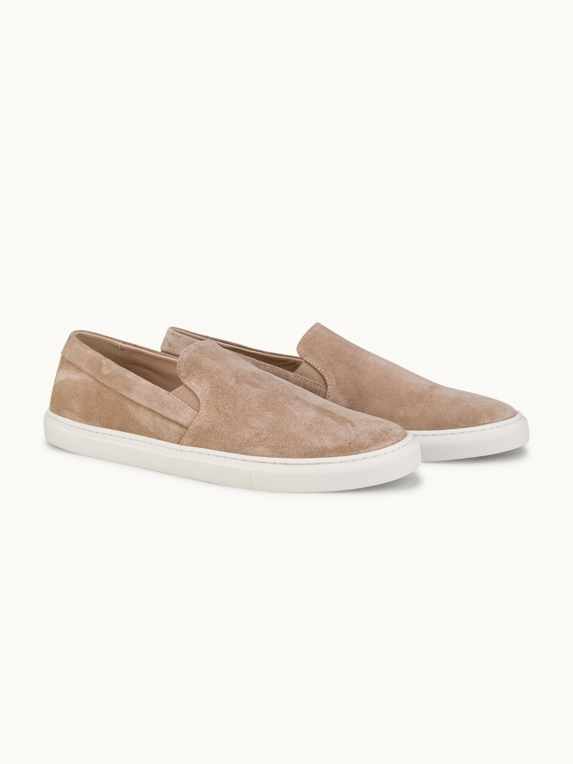 Leone Yacht Shoes - Premium Beige Suede Slip on Loafers for both casual and formal settings