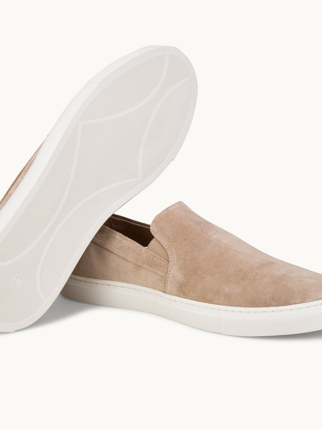 Leone Yacht Shoes - Premium Beige Suede Slip on Loafers for both casual and formal settings