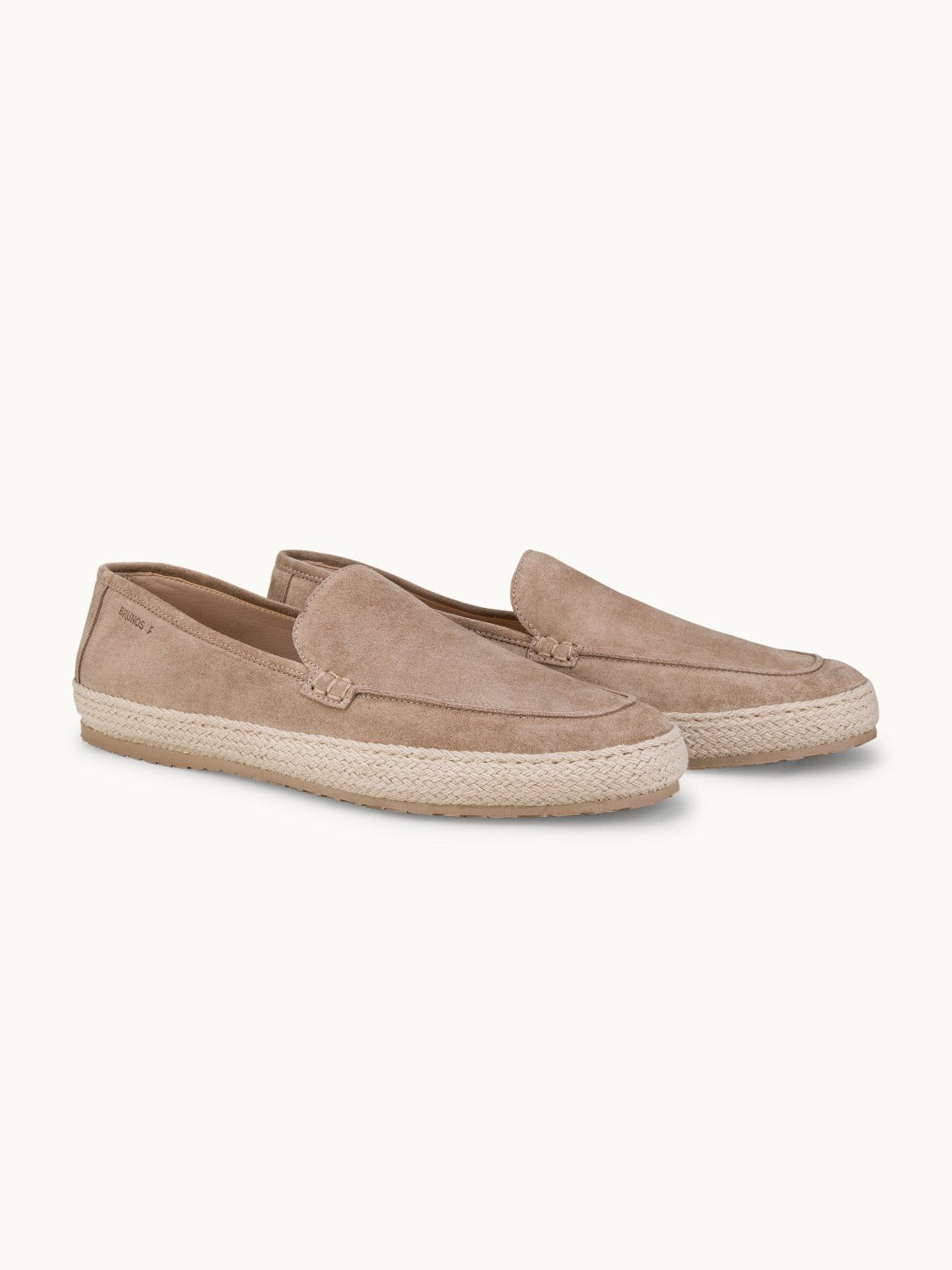 Lord Espadrilles Loafer - Premium Beige Suede Slip on Shoes for both casual and formal settings