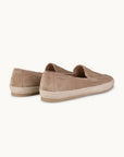 Lord Espadrilles Loafer - Premium Beige Suede Slip on Shoes for both casual and formal settings