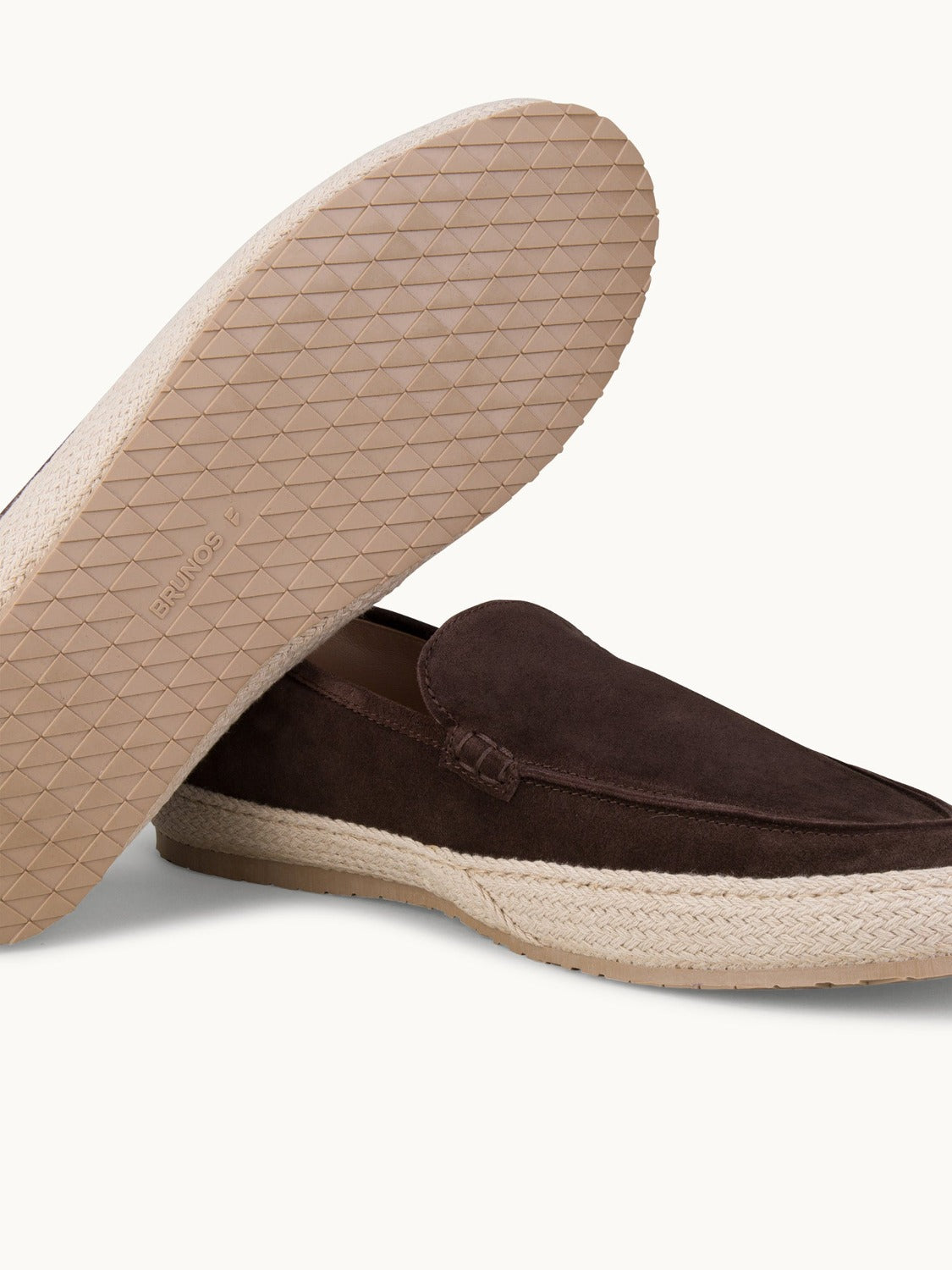 Lord Espadrilles Loafer - Premium Dark Brown Suede Slip on Shoes for both casual and formal settings