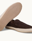 Lord Espadrilles Loafer - Premium Dark Brown Suede Slip on Shoes for both casual and formal settings