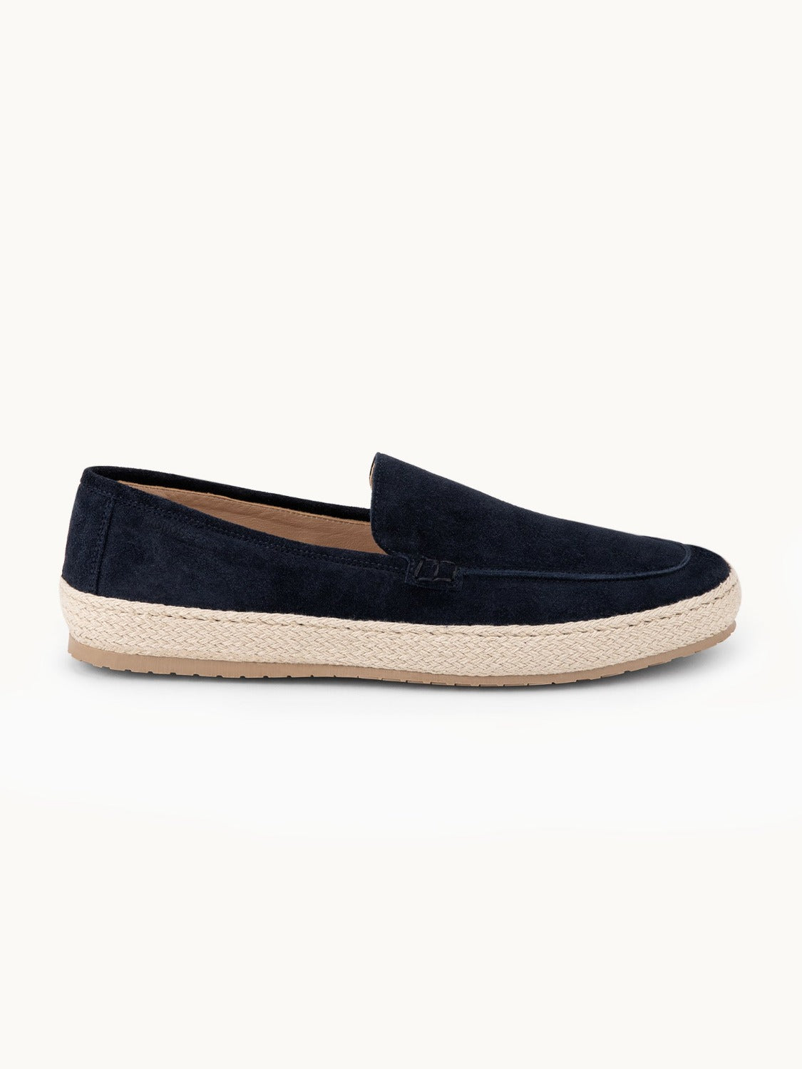 Lord Espadrilles Loafer - Premium Navy Suede Slip on Shoes for both casual and formal settings