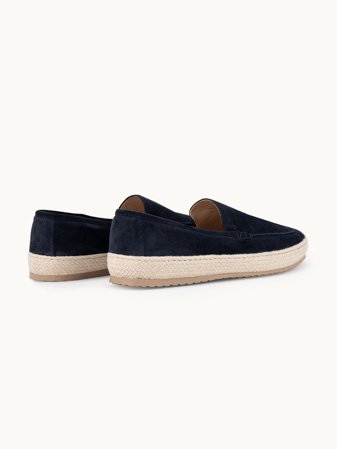 Lord Espadrilles Loafer - Premium Navy Suede Slip on Shoes for both casual and formal settings