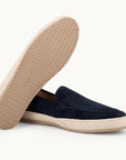 Lord Espadrilles Loafer - Premium Navy Suede Slip on Shoes for both casual and formal settings