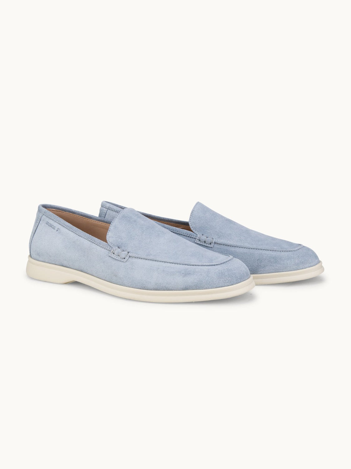 Lord Yacht Loafer - Premium Light Blue Suede Slip on Shoes for both casual and formal settings