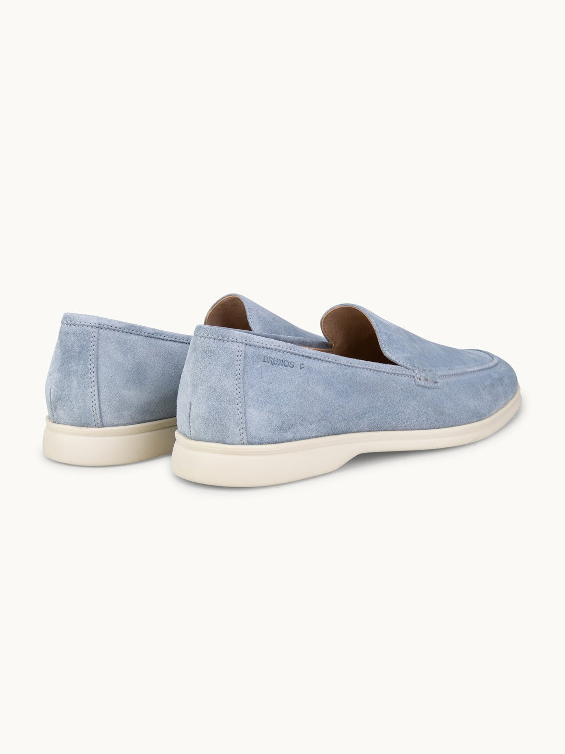 Lord Yacht Loafer - Premium Light Blue Suede Slip on Shoes for both casual and formal settings