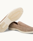 Lord Yacht Loafer - Premium Beige Suede Slip on Shoes for both casual and formal settings