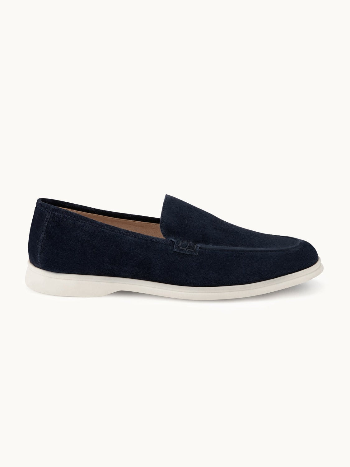 Lord Yacht Loafer - Premium Navy Suede Slip on Shoes for both casual and formal settings