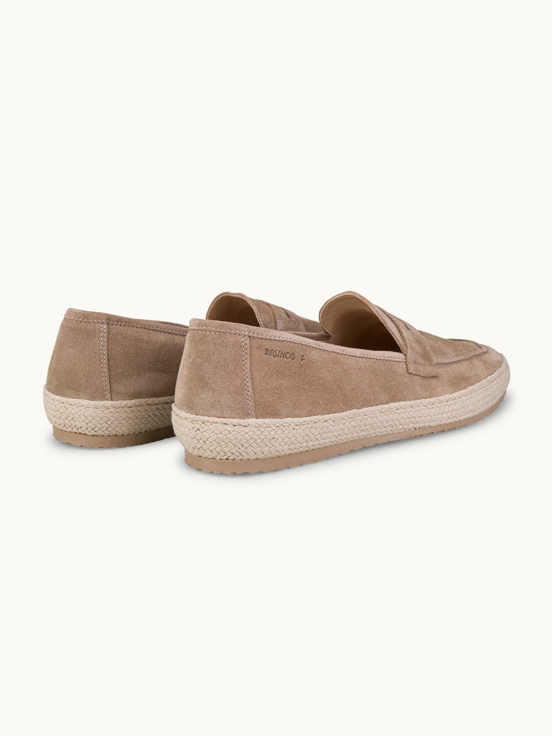 Penny Espadrilles Loafer - Premium Beige Suede Slip on Shoes for both casual and formal settings