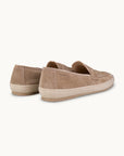 Penny Espadrilles Loafer - Premium Beige Suede Slip on Shoes for both casual and formal settings