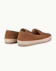 Penny Espadrilles Loafer - Premium Brown Suede Slip on Shoes for both casual and formal settings