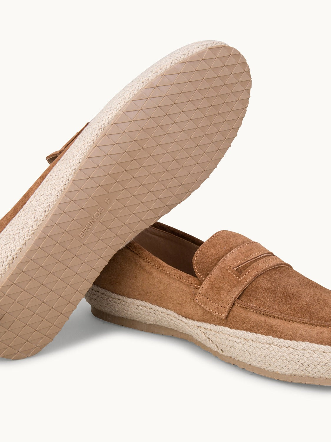 Penny Espadrilles Loafer - Premium Brown Suede Slip on Shoes for both casual and formal settings