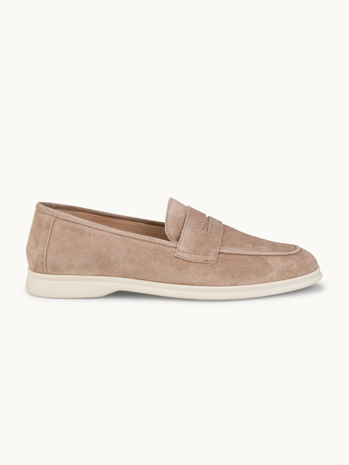 Penny Yacht Loafer - Premium Beige Suede Slip on Shoes for both casual and formal settings