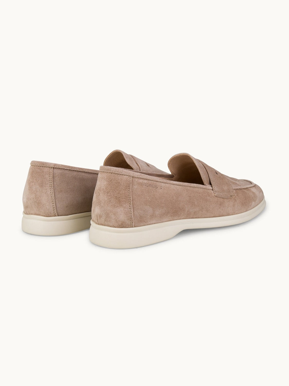 Penny Yacht Loafer - Premium Beige Suede Slip on Shoes for both casual and formal settings