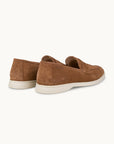 Penny Yacht Loafer - Premium Brown Suede Slip on Shoes for both casual and formal settings