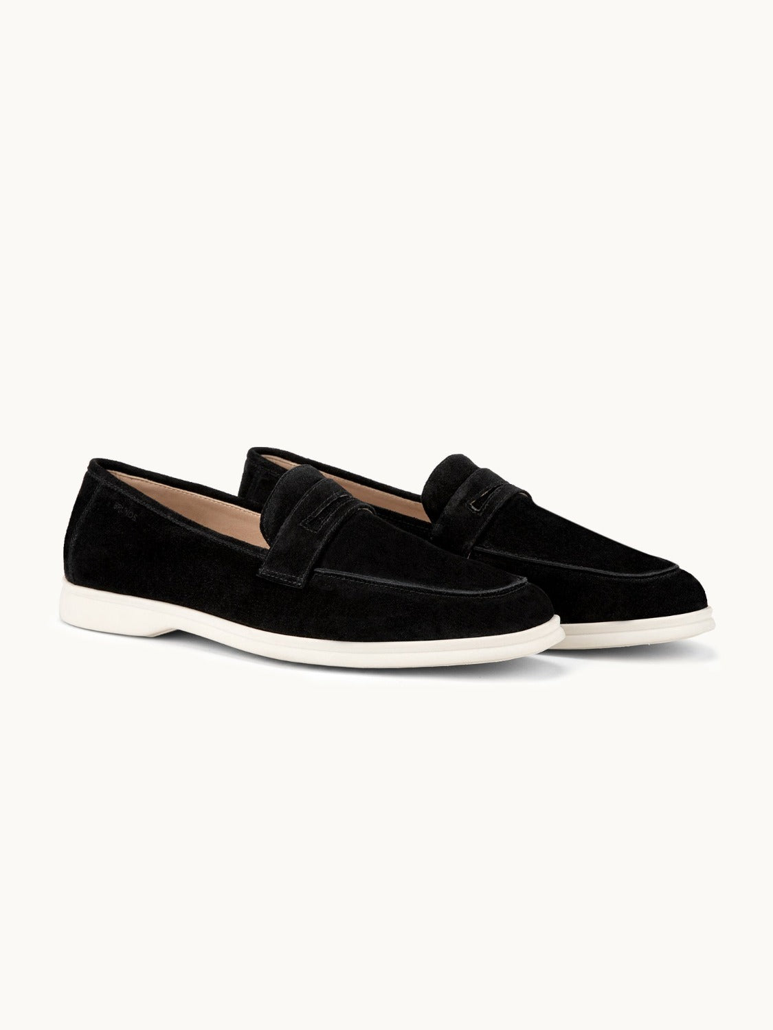 Penny Yacht Loafer - Premium Black Suede Slip on Shoes for both casual and formal settings